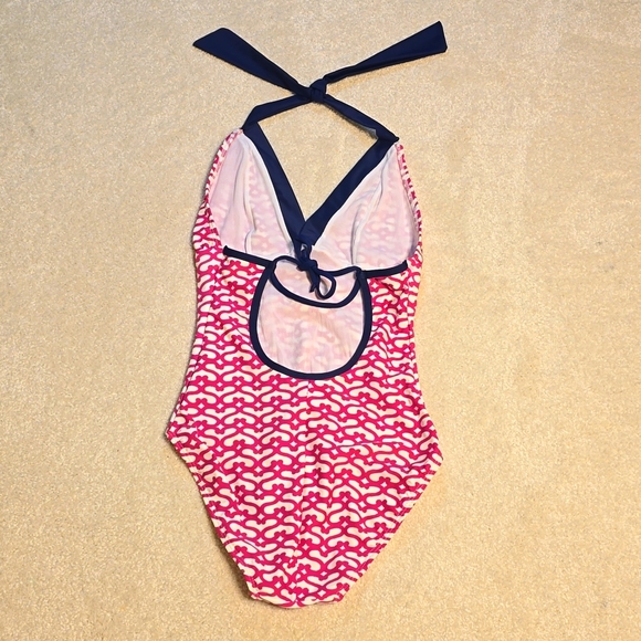 NWT Roberta Roller Rabbit Pink Cata One Piece Medium Swimsuit - Picture 2 of 8